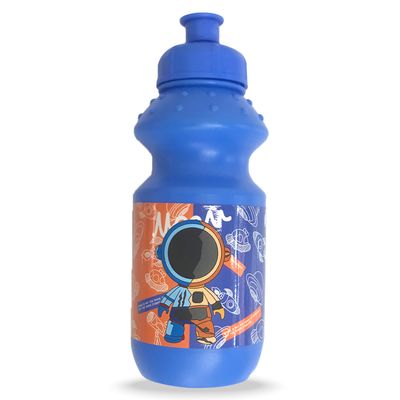 Eazy Kids - Set of 2 - Lunch Box & Water Bottle - Astronaut Blue